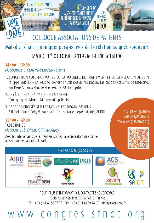 Colloque soignes soignants